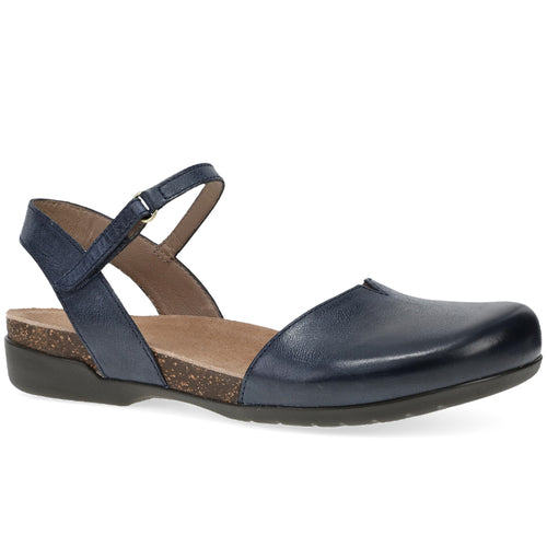 Women's Dansko Rowan - Navy Waxy Burnished