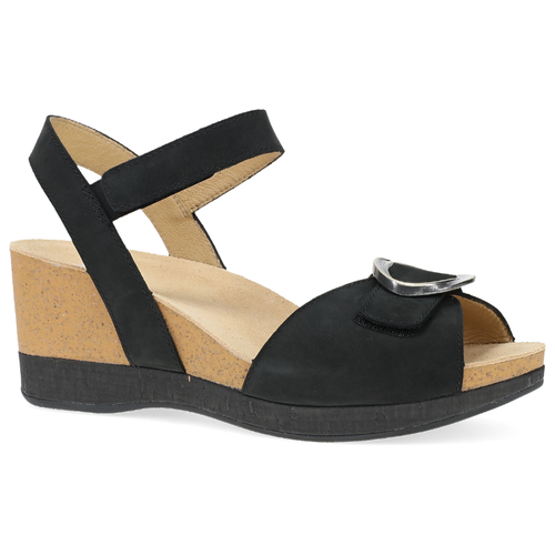 Women's Dansko Stella - Black Milled Nubuck