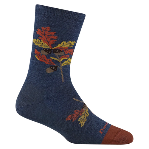 Women's Darn Tough Blossom Lightweight Crew Socks - Oak Denim