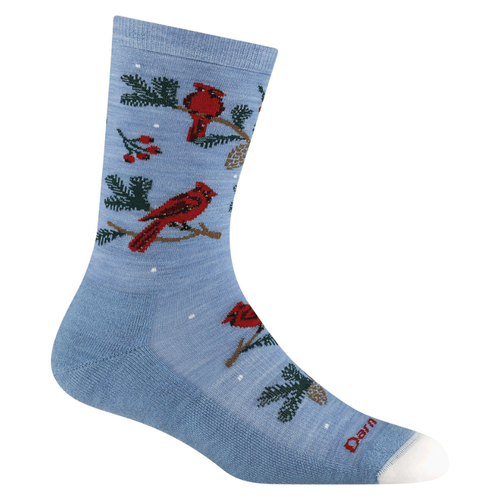 Women's Darn Tough Cardi Party Lightweight Crew Socks - Vapor
