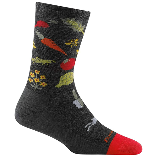 Women's Darn Tough Farmer's Market Lightweight Lifestyle Crew Socks - Charcoal