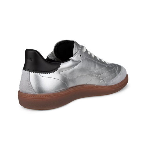 Women's ECCO Soft 11 Lace Up - Concrete/Pure Silver/Black