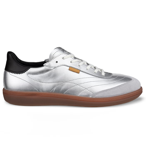 Women's ECCO Soft 11 Lace Up - Concrete/Pure Silver/Black