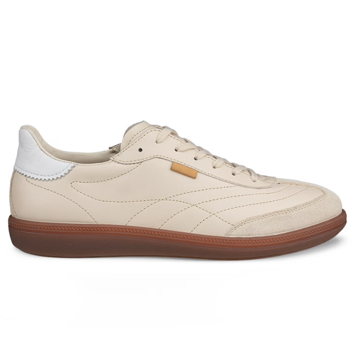 Women's ECCO Soft 11 Lace Up - Limestone/Bright White