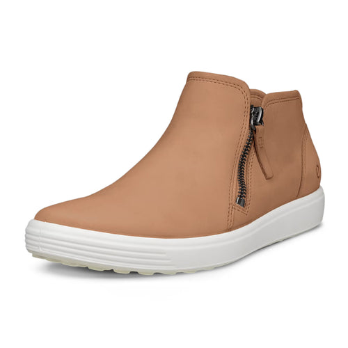 Women's ECCO Soft 7 Low Zip Bootie - Cashmere