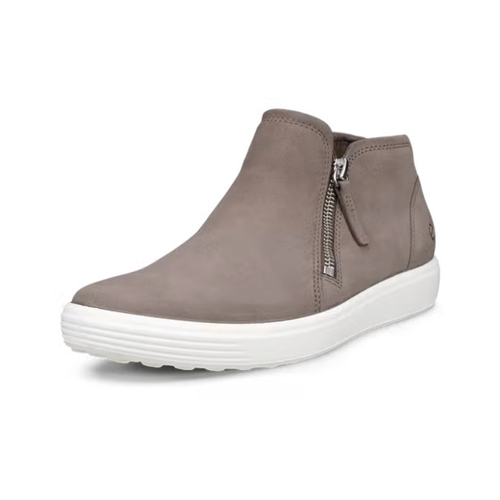 Women's ECCO Soft 7 Low Zip Bootie - Falcon