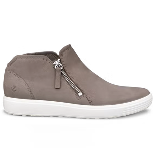 Women's ECCO Soft 7 Low Zip Bootie - Falcon