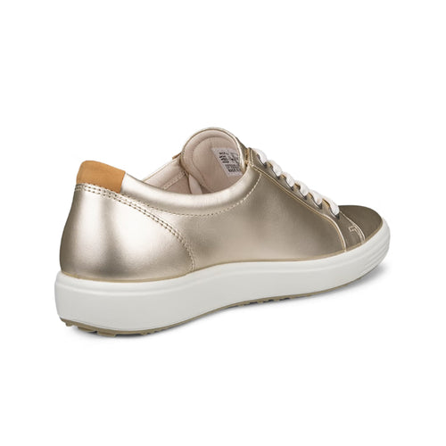 Women's ECCO Soft 7 Sneaker - Pure White Gold