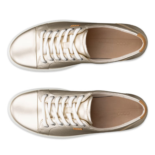 Women's ECCO Soft 7 Sneaker - Pure White Gold