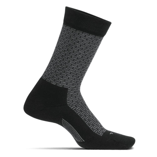 Women's Feetures HexTex Max Cushion Crew - Black