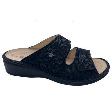 Finn Comfort Zapatillas De Fieltro Para Mujer | Tirol Antracita | Slippers De Lana Calientes Con Estilo Clásico