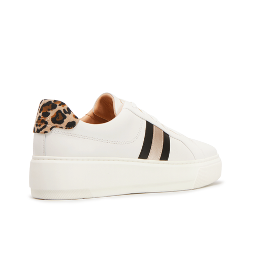 Women's FRANKIE4 Riley - White/Leopard Print