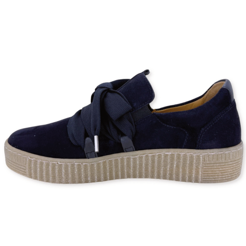 Women's Gabor Dora Bow Sneaker - Atlantik