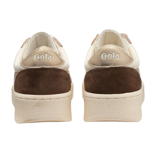 Women's Gola Grandslam Quadrant - Offwhite/Otter/Gold