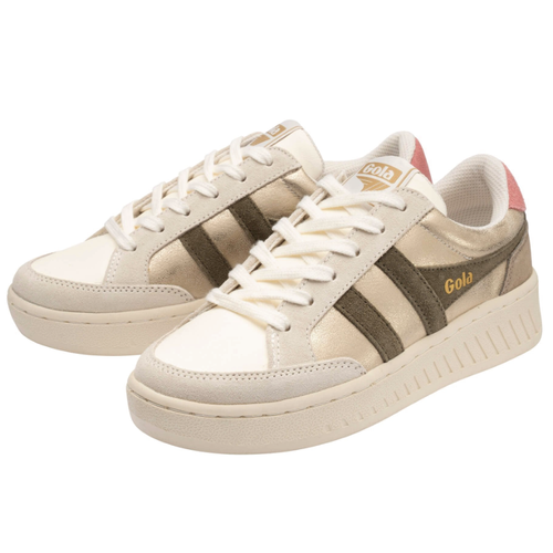Women's Gola Superslam Blaze - Gold/Khaki/Coral Pink