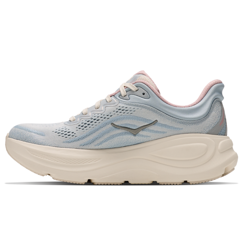 Women's HOKA Bondi 9 GLM - Alabaster/Mineral Blue (ATRM)
