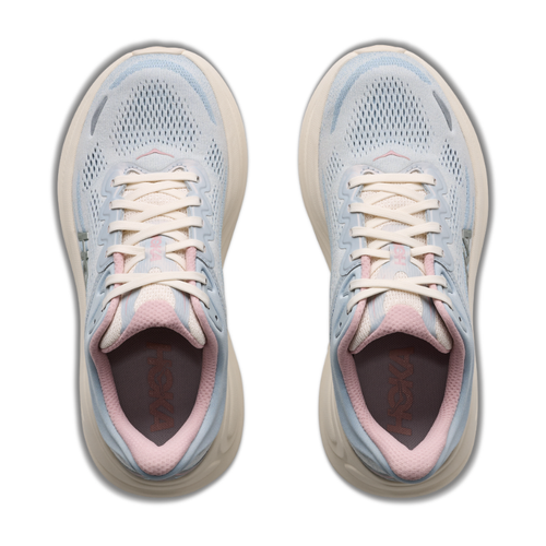 Women's HOKA Bondi 9 GLM - Alabaster/Mineral Blue (ATRM)