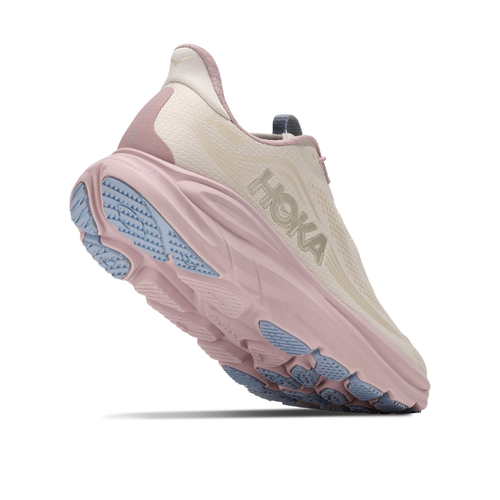 Women's HOKA Clifton 11 GTX Glimmer - Alabaster/Pink Opal (AKP)