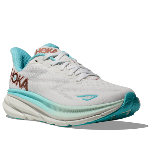 Women’s HOKA Clifton 9 – Frost/Rose Gold (FTRS)