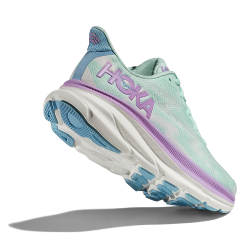 Women’s HOKA Clifton 9 – Sunlit Ocean/Lilac Mist (SOLM)