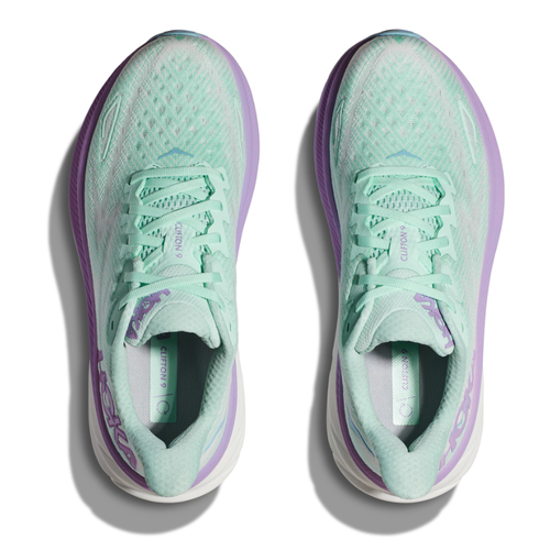 Women’s HOKA Clifton 9 – Sunlit Ocean/Lilac Mist (SOLM)