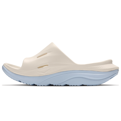 Women's HOKA Ora Recovery Slide 3 - Alabaster/Ambient Blue (ARMB)