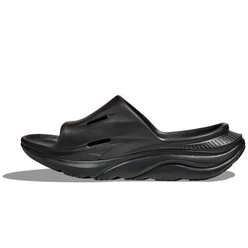 Women's HOKA Ora Recovery Slide 3 - Black/Black (BBLC)