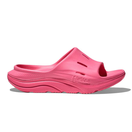 Women's HOKA Ora Recovery Slide 3 - Neon Rose/Neon Rose (NRSN)