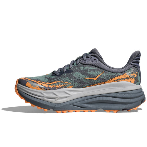 Women’s HOKA Stinson 7 – Grey Skies/Pale Tangerine (GSP)