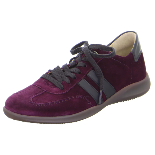 Women's Hartjes Goa Shoe - Aubergine/Schwarz