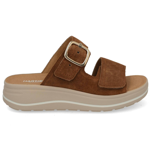 Women's Hartjes Woogie Slide - Cognac