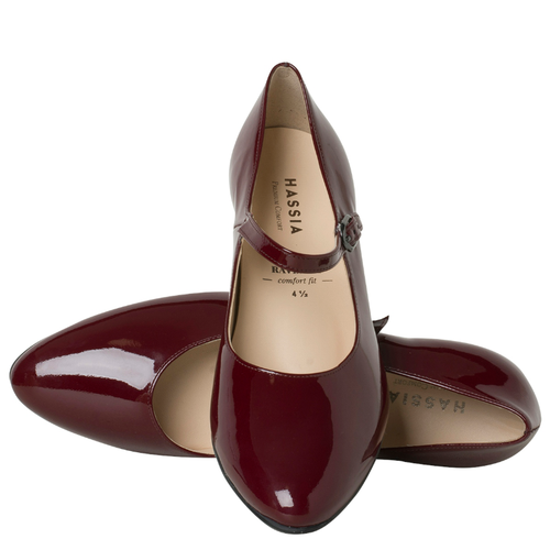 Women's Hassia Ravenna Mary Jane - Cabernet Softlac