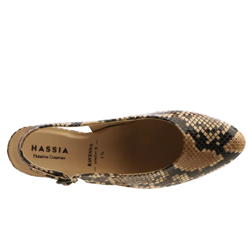Women's Hassia Ravenna Sling - Camel Snake