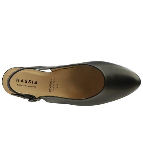 Women's Hassia Ravenna Sling - Schwarz Leather