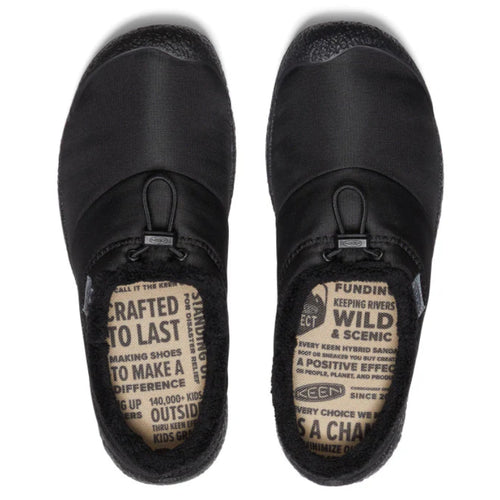 Women's KEEN Howser III Slide – Black Smooth Nylon