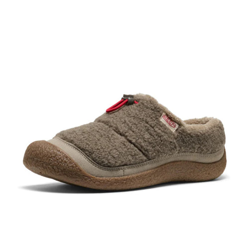 Women's KEEN Howser III Slide – Brindle/Brindle Sherpa Fleece