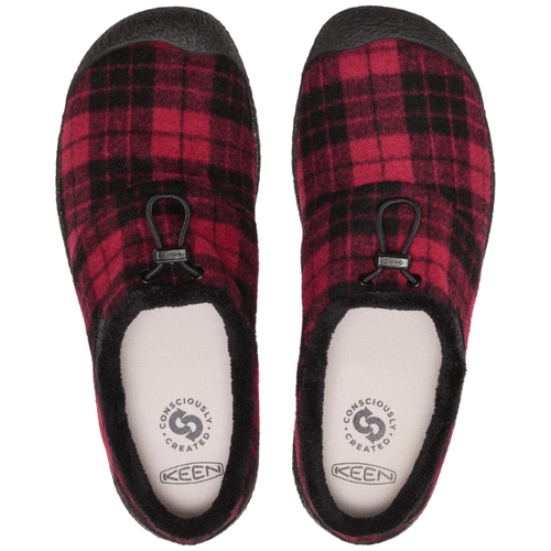 Women's KEEN Howser III Slide – Frontier Flannel Red Plaid