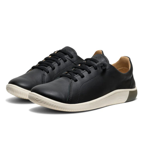 Women's KEEN KNX Knit Sneaker - Black/Star White