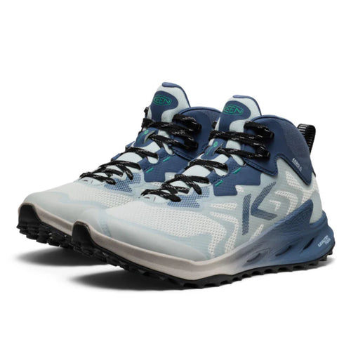 Women's KEEN Zionic Mid NXT Waterproof – Ballad Blue/Winter Green