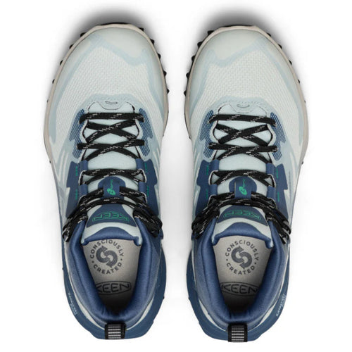 Women's KEEN Zionic Mid NXT Waterproof – Ballad Blue/Winter Green