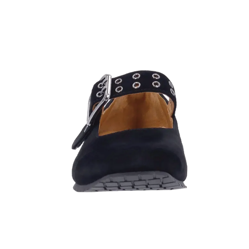 Women's L'Amour des Pieds Tanzy - Black Kidsuede/Patent