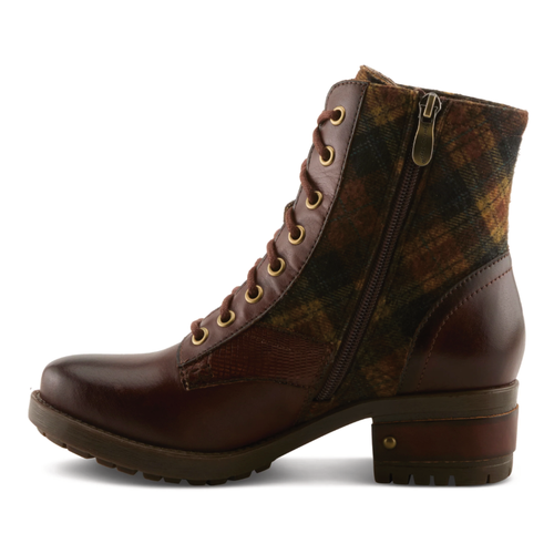 Women's L'Artiste Marty-Plaid Boots - Brown Multi