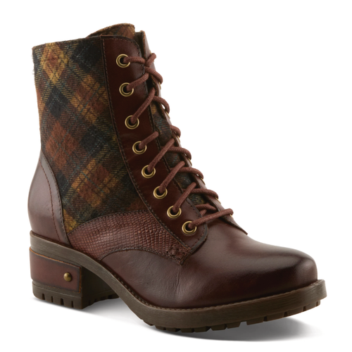 Women's L'Artiste Marty-Plaid Boots - Brown Multi
