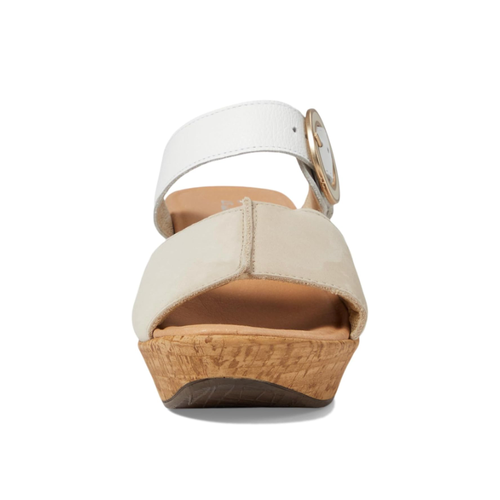 Women's Naot Breezy - Beige Nubuck/Soft White
