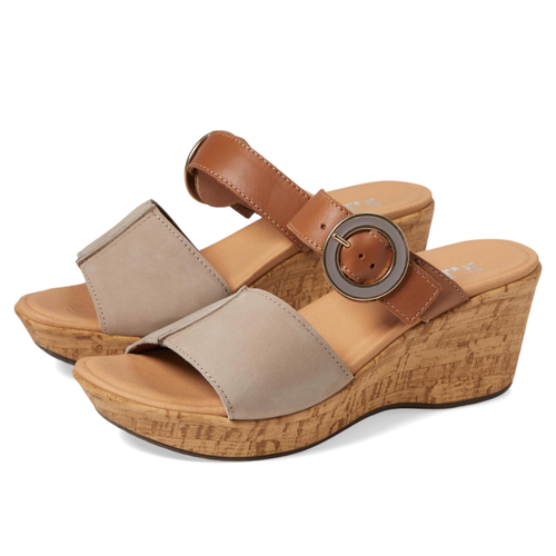 Women's Naot Breezy - Stone Nubuck/Caramel