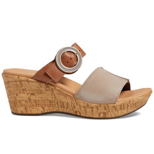 Women's Naot Breezy - Stone Nubuck/Caramel