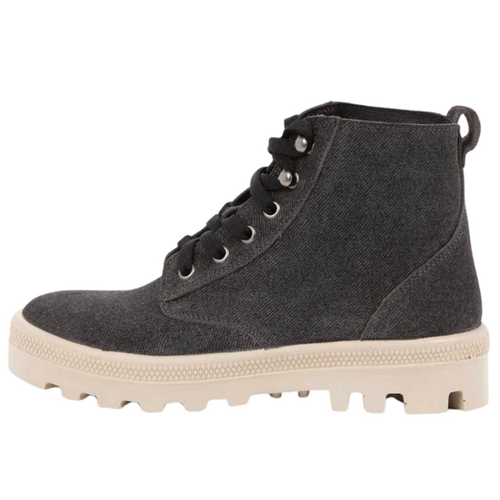 Women's Naot Canoe - Black Embossed Suede