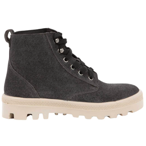 Women's Naot Canoe - Black Embossed Suede