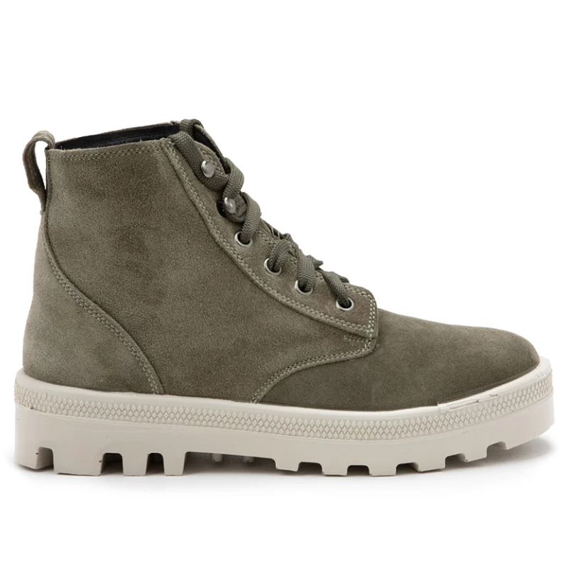 Women's Naot Canoe - Hunter Green Suede - Stan's Shoes