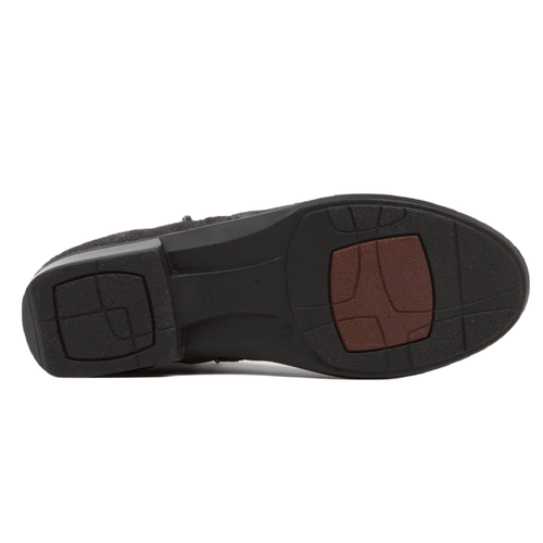 Women's Naot Helm - Black Embossed Suede